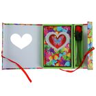 Записная книжка в подарочной коробке, формат А5, 72 листа, линия, на замке, Цветы/Бабочки МИКС с розой - Фото 4