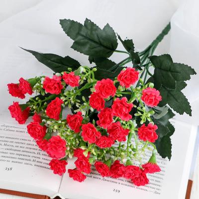 Букет искусственный «Гвоздика», h=28 см, МИКС