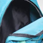 Рюкзак на молнии, 2 отдела, 2 наружных кармана, цвет морской волны/бирюза - Фото 5