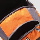 Рюкзак туристический, 2 отдела на молниях, наружный карман, цвет оранжевый - Фото 5