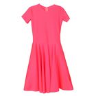 Рейтинговое платье, с коротким рукавом, юбка-солнце, размер 28, цвет красный - Фото 3