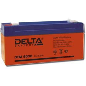 

Аккумуляторная батарея Delta DTM6032, 6 В, 3.2 А/ч