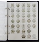 Альбом для монет на кольцах 225 х 265 мм, "Памятные монеты РФ", обложка ламинированный картон, 13 листов и 13 цветных картонных вставок - Фото 7