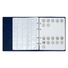 Альбом для монет на кольцах 225×265 мм, «Памятные монеты РФ», обложка искусственная кожа, 13 листов, синий - Фото 12