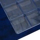 Альбом для монет на кольцах 225×265 мм, «Памятные монеты РФ», обложка искусственная кожа, 13 листов, синий - Фото 17