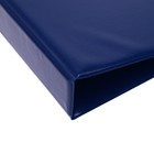 Альбом для монет на кольцах, формат Оптима 230 х 265 мм Calligrata, входит до 20 листов, обложка ПВХ, синий - Фото 3