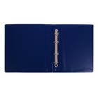 Альбом для монет на кольцах, формат Оптима 230 х 265 мм Calligrata, входит до 20 листов, обложка ПВХ, синий - Фото 4