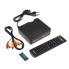 Приставка для цифрового ТВ D-COLOR DC921HD, FullHD, DVB-T2, HDMI, RCA, USB, черная - Фото 1