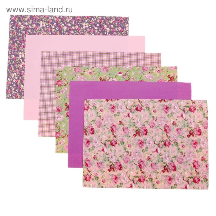 Набор самоклеящихся тканей «Яркие акценты», 21 × 29.5 см - Фото 1