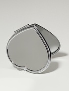 Зеркало складное, 7×6 см, серебристое - Фото 2