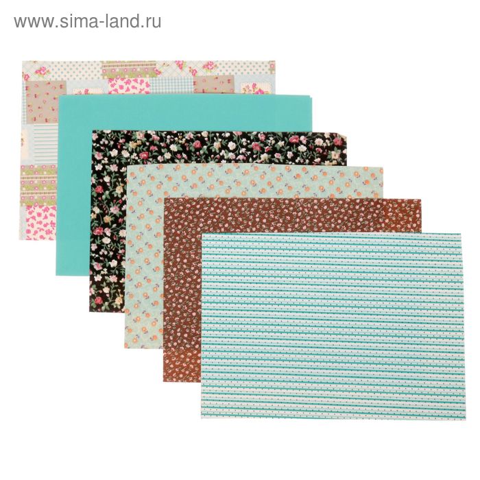 Набор самоклеящихся тканей «Краски лета», 21 × 29.5 см - Фото 1