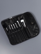 Набор кистей для макияжа SMOKY, 7 шт., чехол на кнопке, чёрный - Фото 4