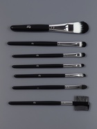 Набор кистей для макияжа SMOKY, 7 шт., чехол на кнопке, чёрный - Фото 5