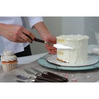 Лопатки - мастихины кондитерские Доляна, 22×2×1.5 см, набор 5 шт., нержавеющая сталь, коричневые - Фото 5