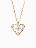 Гарнитур 2 предмета: кулон, серьги «Невесомость», сердце, цвет белый в золоте, 45 см - Фото 3