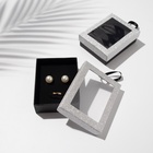 Коробочка подарочная под набор «Селебрити», 7×9 см, (полезная часть 6.5×8.5 см,), серебристо-чёрная - Фото 1