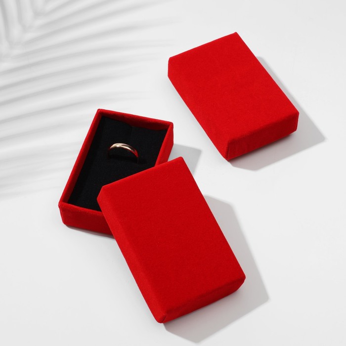 Коробочка подарочная под набор «Бархат», 5×8, цвет красный