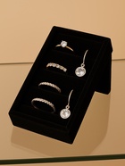 Подставка под кольца QF7 полос, флок, 10×10,5×18 см, цвет чёрный - Фото 5