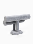 Подставка для часов, браслетов «QF. Флок», двухуровневая, сердце, 26×11×18 см, d=5 см, серая - Фото 5