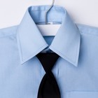 Сорочка для мальчика, нарядная с галстуком, рост 110-116 см (28), цвет светло-голубой   1181   19329 - Фото 3