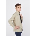 Сорочка для мальчика, нарядная с галстуком, рост 98-104 см (27), цвет оливковый 1181 - Фото 2