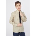 Сорочка для мальчика, нарядная с галстуком, рост 110-116 см (28), цвет оливковый 1181 - Фото 1
