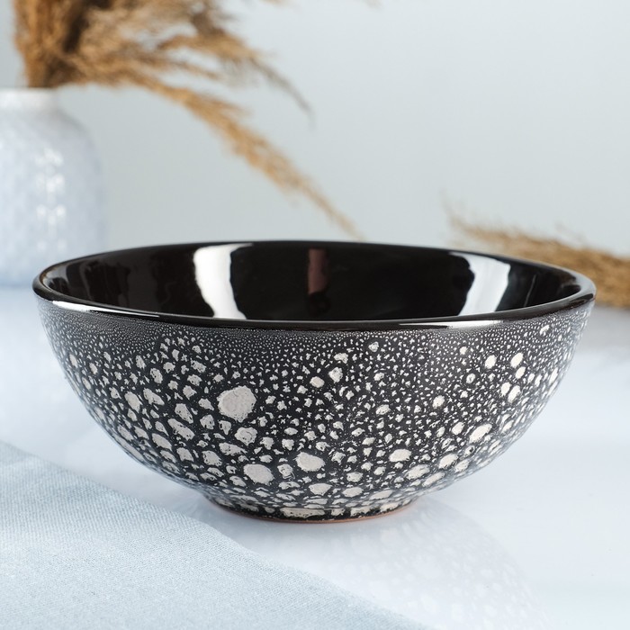 Салатник Борисовская керамика «Удачный средний», 1 л, 18×7.5 см, мрамор - Фото 1