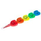 Карандаш восковой «Сердечки» 5 цветов - Фото 3