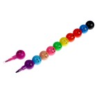 Карандаш восковой «Смайлик большой», 11 цветов - Фото 4