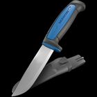 Нож Morakniv Pro S, нержавеющая сталь, резиновая ручка с синей вставкой - Фото 2
