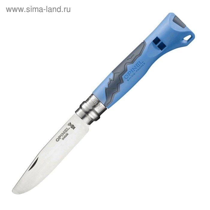 Нож Opinel №7 Outdoor Junior, синий - Фото 1