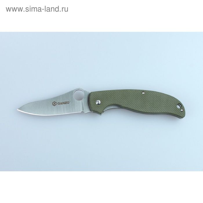 Нож складной Ganzo G734 зеленый - Фото 1