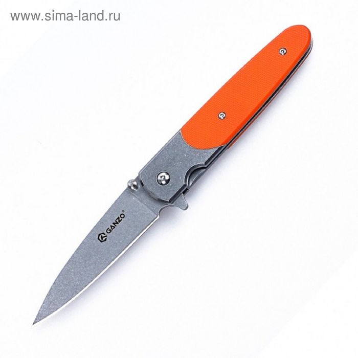 Нож складной Ganzo G743-2-OR оранжевый - Фото 1