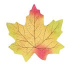 Декор «Кленовый лист», набор 50 шт, жёлто-красный цвет - фото 9746322