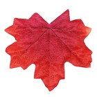 Декор «Кленовый лист», набор 50 шт, красный цвет - фото 9722072
