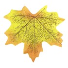 Декор «Кленовый лист», набор 50 шт, жёлто-зелёный цвет - Фото 2