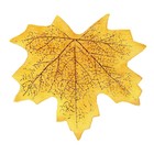 Декор «Кленовый лист», набор 50 шт, жёлтый цвет - Фото 3