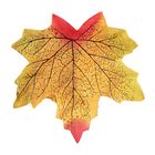 Декор «Осенний лист», набор 50 шт, желто-оранжевый цвет - Фото 2