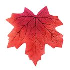 Декор «Осенний лист», набор 50 шт, красный цвет - Фото 2