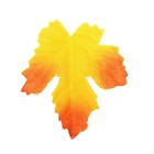 Декор «Осенний лист», набор 100 шт, жёлто-оранжевый цвет - фото 9722079