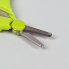 Ножницы маникюрные, безопасные, прямые, 8,5см, цвет МИКС - Фото 2