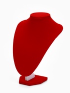 Бюст для украшений QF, 17.5×13×25 см, h=25 см, красный - Фото 2