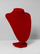 Бюст для украшений, 17,5*13*25 см, h=25 см, цвет красный - фото 809329828