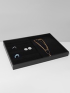 Подставка для украшений «QF. Бархат», 10 крючков и 7 полос для колец, 35×24×3 см, чёрная - Фото 4