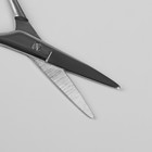 Ножницы маникюрные, широкие, прямые, 10 см, цвет серебристый - Фото 2