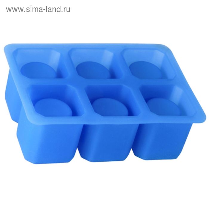 Форма для изготовления ледяных стопок Regent inox Silicone, 6х30 мл - Фото 1