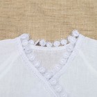 Рубашка для крещения, рост 68 см, цвет белый 00318-08_М - Фото 3