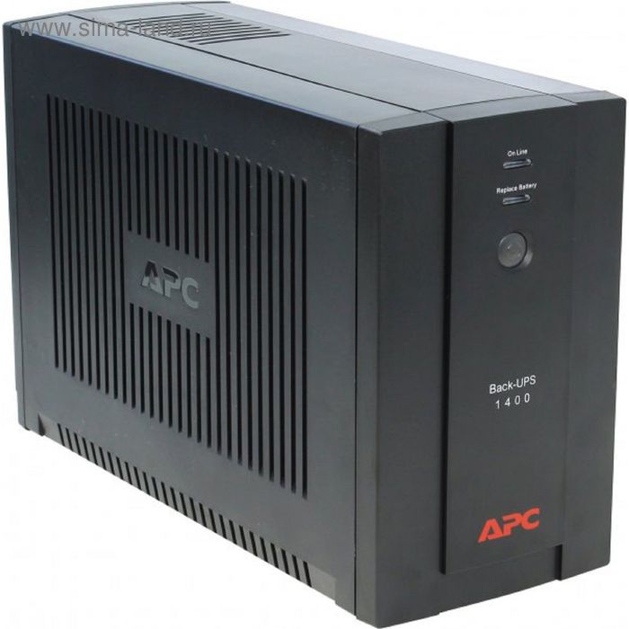Источник бесперебойного питания APC Back-UPS BX1400UI, 700 Вт, 1400 ВА, черный - Фото 1