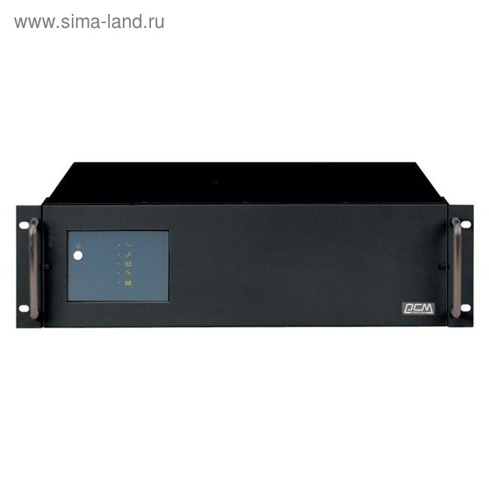 Источник бесперебойного питания Powercom King Pro RM KIN-2200AP, 1320 Вт, 2200 ВА, черный - Фото 1