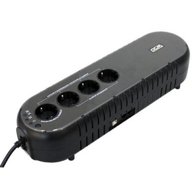 Источник бесперебойного питания Powercom WOW 1000U, 500 Вт, 1000 ВА, чёрный